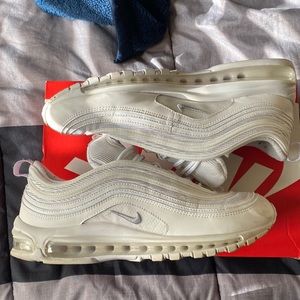 Nike air max 97 all white.